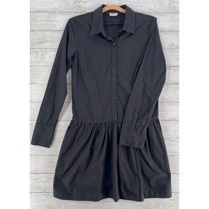 Splendid x Damsel Dress Women's Small The Cotton Collection Black Long Sleeve